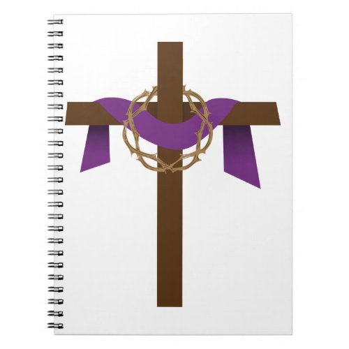 Season Of Lent Cross Notebook