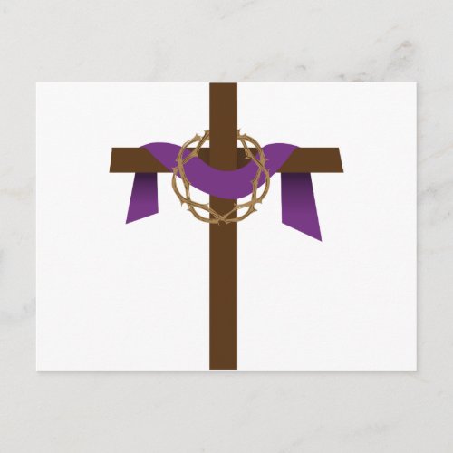 Season Of Lent Cross Postcard