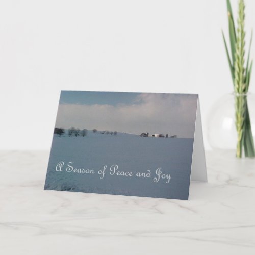 Season of Peace and Joy Holiday Card