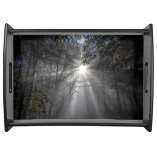 Season of silence serving tray