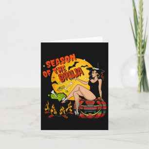 Season Of The Bruja Halloween Card
