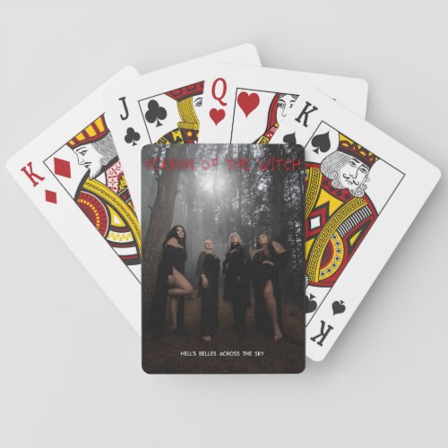 Season of the Witch Poster Graphic Playing Cards