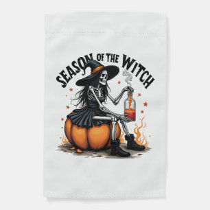 Season Of the Witch Spooky Hallowee Wtich  Garden Flag
