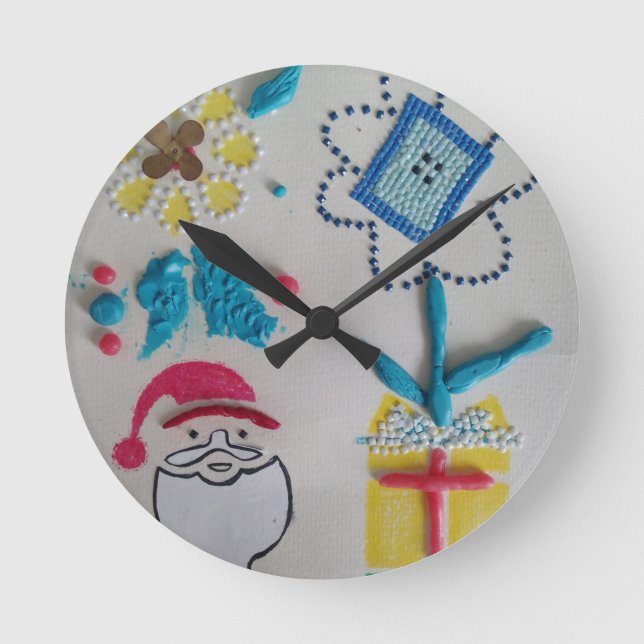 Season' s greetings all year round clock (Front)