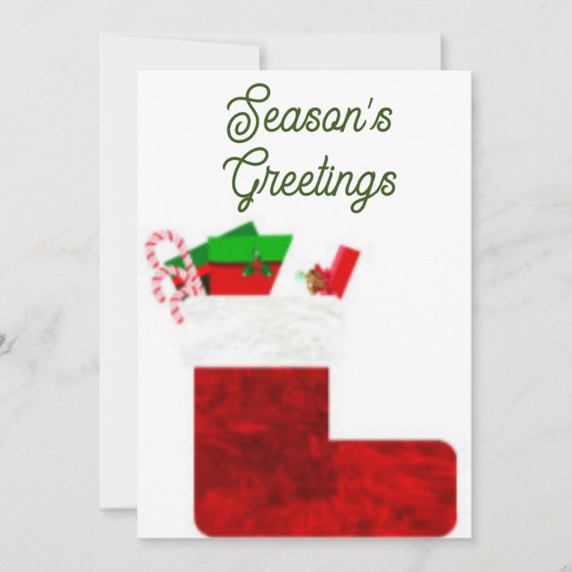 Season’s Greetings Card (Front)