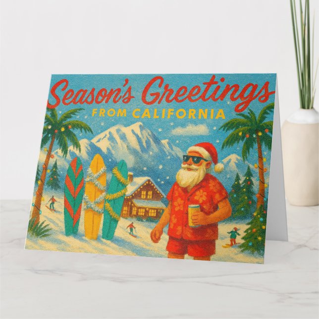 Season’s Greetings from California Card (Front)