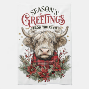 Season’s Greetings from the Farm Kitchen Towel
