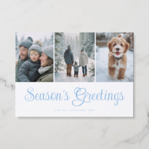 Season’s Greetings Letterpress Photo Cards