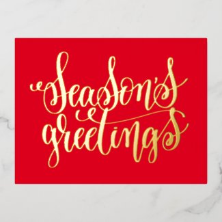 Season’s Greetings - typography