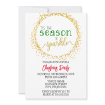 Season to Sparkle Holiday Party Card