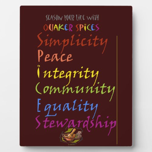 Season Your Life with Quaker Spices Plaque