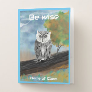 Seasonal 0WL print Pocket Folder