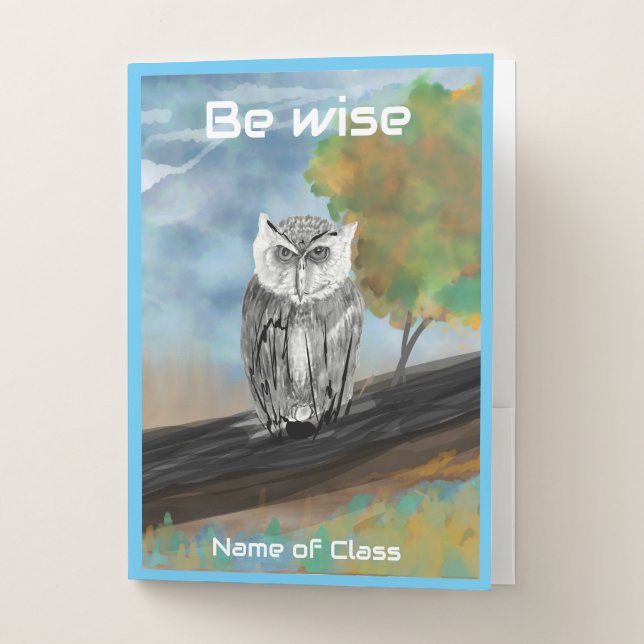 Seasonal 0WL print Pocket Folder (Front)