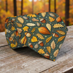 Seasonal Autumn Fall Harvest Necktie Tie