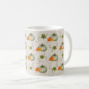 Seasonal Autumn Fall Pumpkin Cute Trendy Pattern Coffee Mug