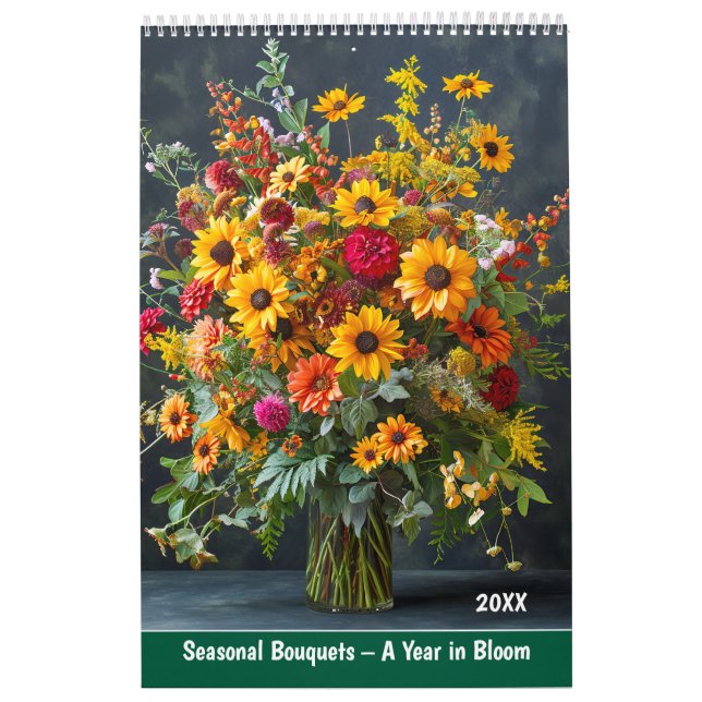 Seasonal Bouquets – A Year in Bloom Calendar (Cover)