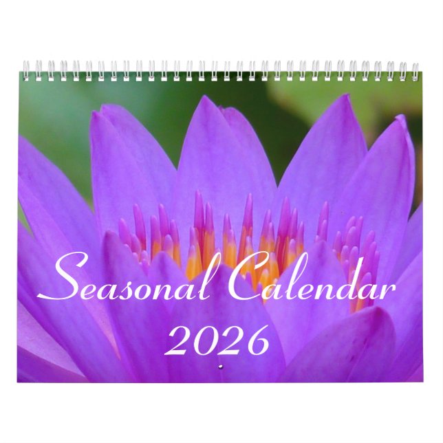Seasonal Calendar 2026 (Cover)