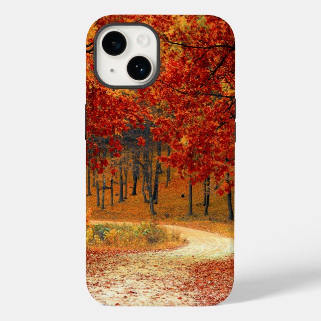 Seasonal colors of Autumn Case-Mate iPhone Case (Back)