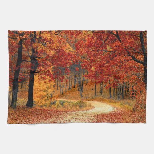 Seasonal colors of Autumn Kitchen Towel