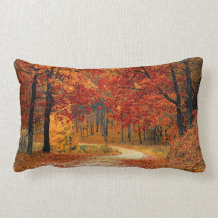 Seasonal colors of Autumn Lumbar Pillow