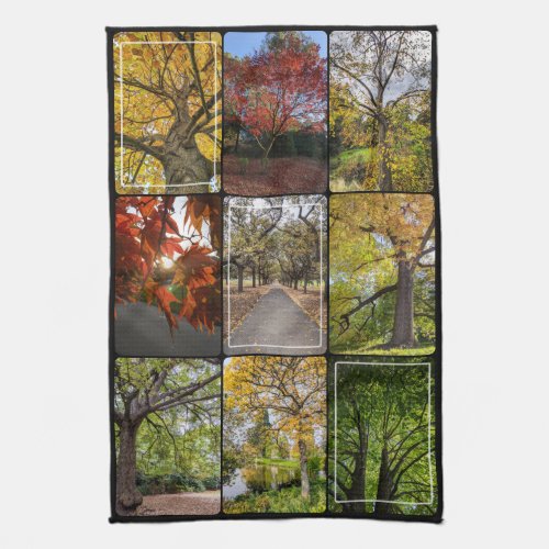 Seasonal Colors of Nature Mix of Trees - Artistree Kitchen Towel
