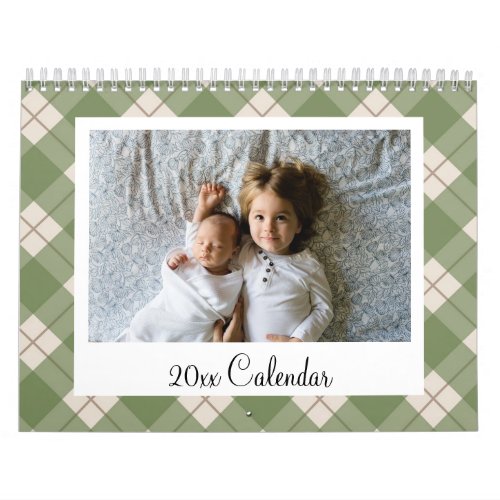 Seasonal Family Photo Customize Personalize Calendar