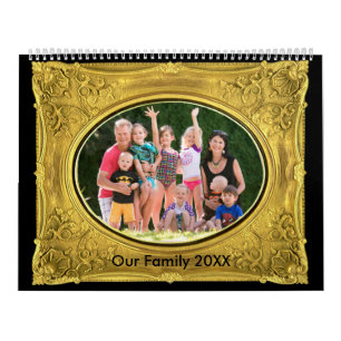 Seasonal Family Photo Frame Images Personalized Calendar