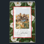 Seasonal Floral Pattern Family Photo Calendar<br><div class="desc">This elegant calendar features your photos with seasonal floral patterns. Personalize it for your needs. You can find matching products at my store.</div>