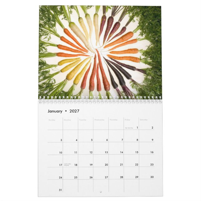 Seasonal Foods 2014 Calendar (Jan 2027)