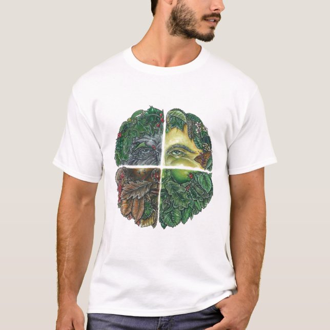 Seasonal Green Man T-Shirt (Front)