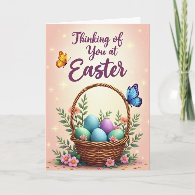 Seasonal Joy Basket Card (Front)