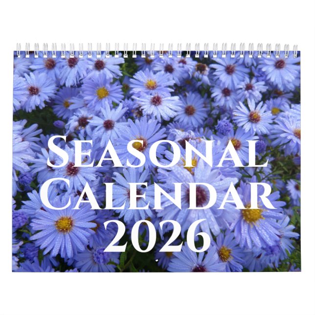 Seasonal Photo Calendar 2026 (Cover)