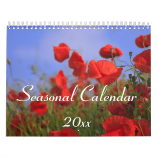 Seasonal Photo Wall Calendar
