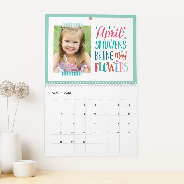 Seasonal Quotes Modern Photo Calendar (Creator Uploaded)