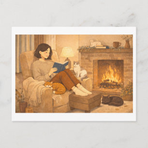 Seasonal Reading: Winter Postcard