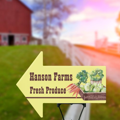 Seasonal Roadside Farm Customizable Sign