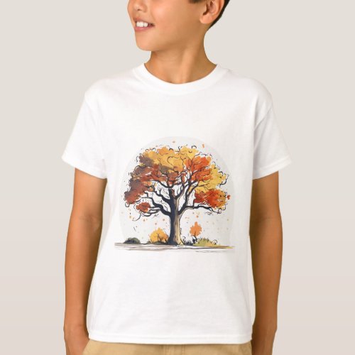 Seasonal Serenity Nature_Inspired T_Shirt Designs