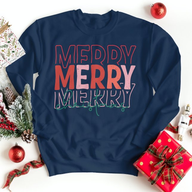 Seasonal Snuggles: Merry Christmas Winter Sweatshirt (Creator Uploaded)