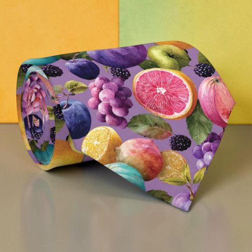 Seasonal Summer Fruit Necktie Tie