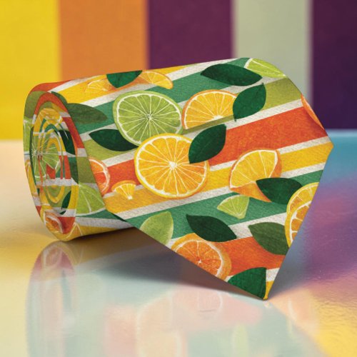 Seasonal Summer Fruit Necktie Tie