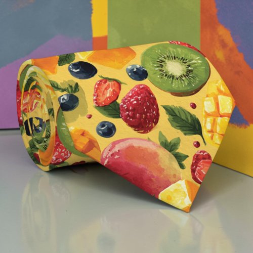 Seasonal Summer Fruit Necktie Tie