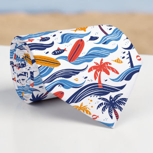 Seasonal Summer Necktie Tie