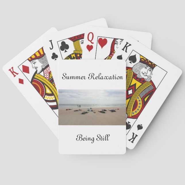 Seasonal Summer Playing Cards (Back)