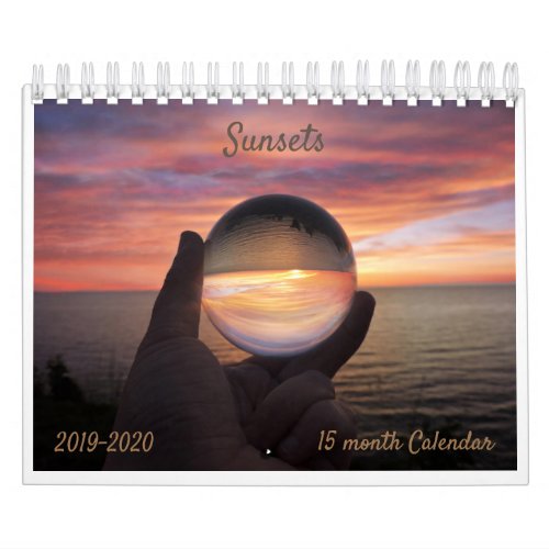 Seasonal Sunsets Calendar