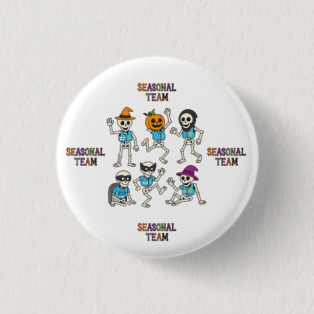 Seasonal Team Halloween Button (Front)