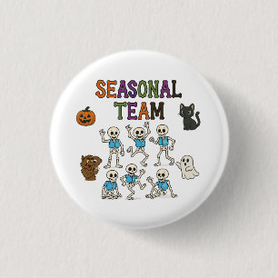 Seasonal Team Halloween Button