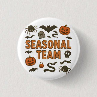 Seasonal Team Halloween Button