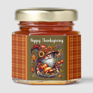 Seasonal Thanksgiving turkey gnome dinner  Honey Jar Favors