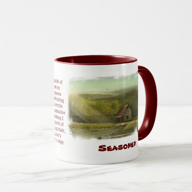 Seasoned Coffee Mug (Front Right)