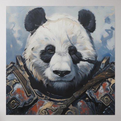 Seasoned Samurai Panda  Poster